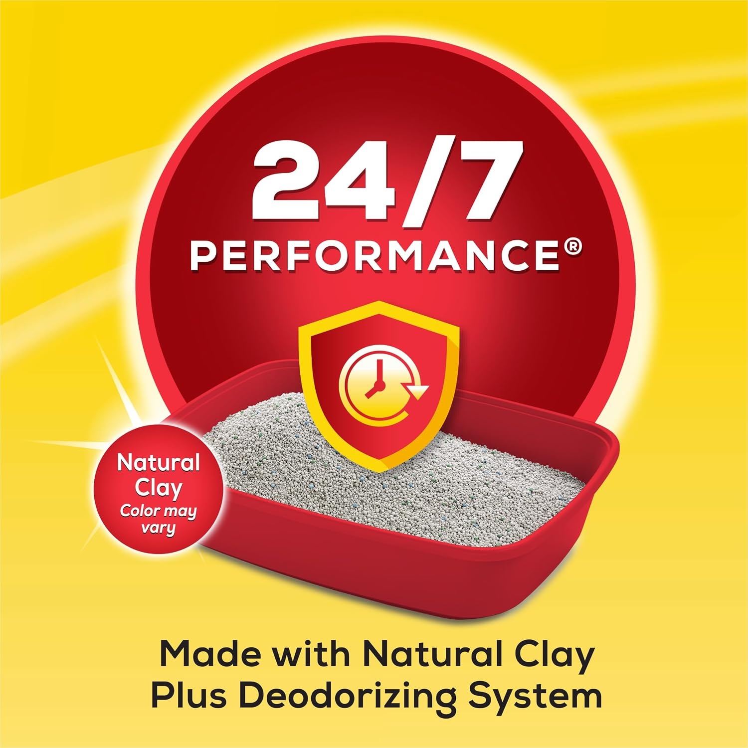 image:imagePurina Tidy Cats 247 Performance Clumping Cat Litter 38 lb Box Clean Linen scent with a slowrelease deodorizer guaranteed 10day control38 Pound Pack of 1