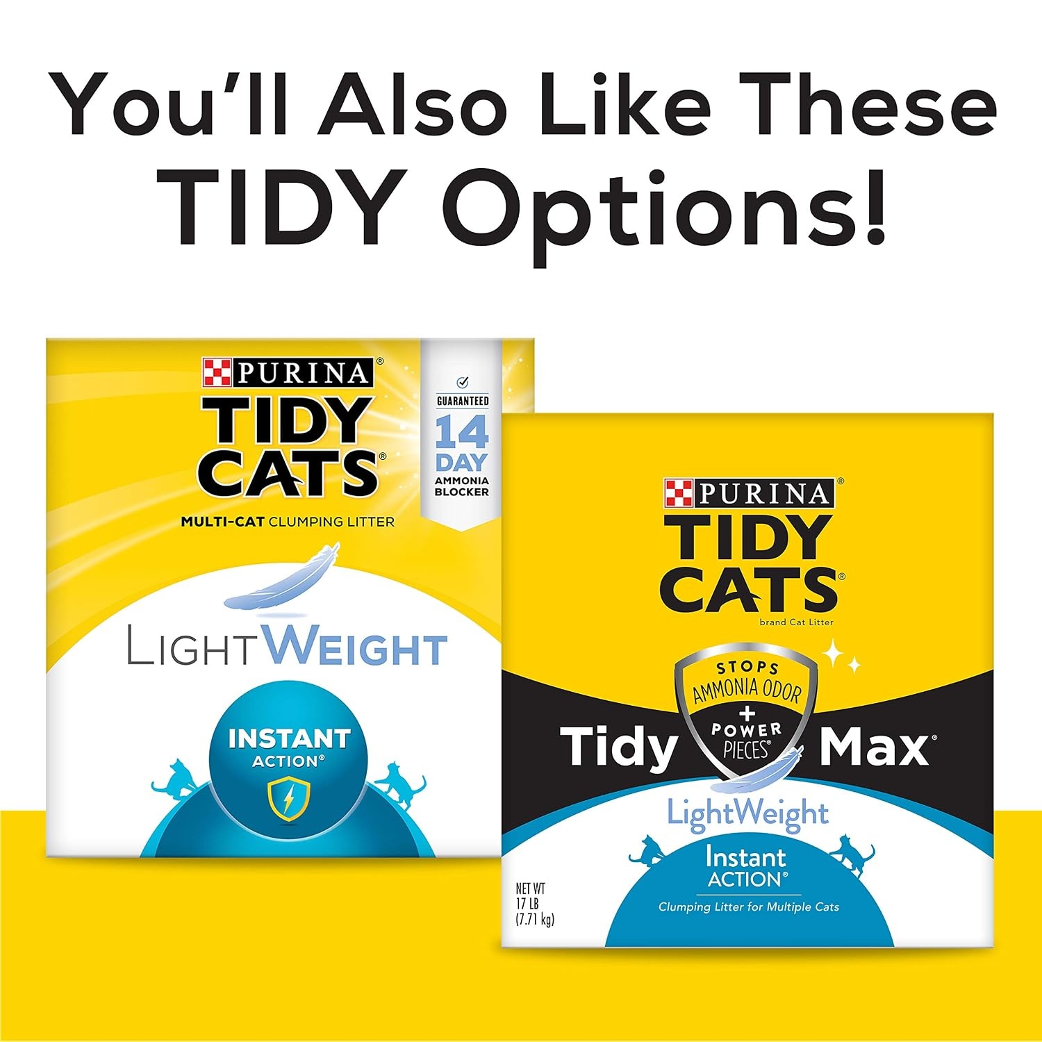 image:imagePurina Tidy Cats LightWeight 4in1 Strength Cat Litter 17 lb 999 dustfree formula 21day odor control tight clumping for multicat homes easy to carry1200 Pound Pack of 1