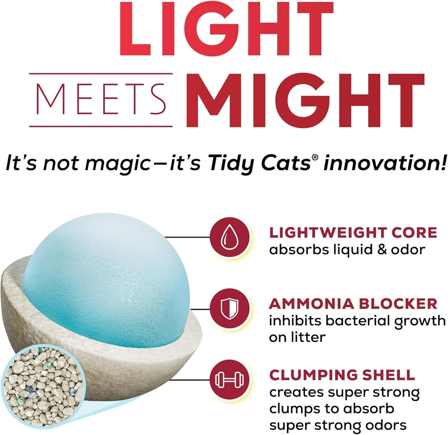 image:imagePurina Tidy Cats Lightweight Cat Litter Low Dust Clumping Odor Control 247 Performance Multi Cat Litter Clean Linen Scent 12 lbs17 Pound Pack of 1