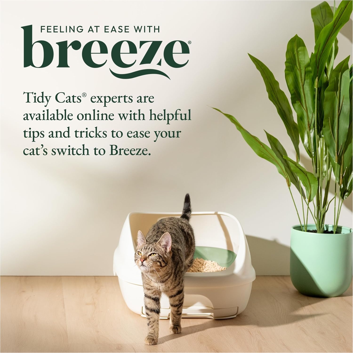 image:imagePurina Tidy Cats Breeze Covered Cat Litter Box System KitGreen
