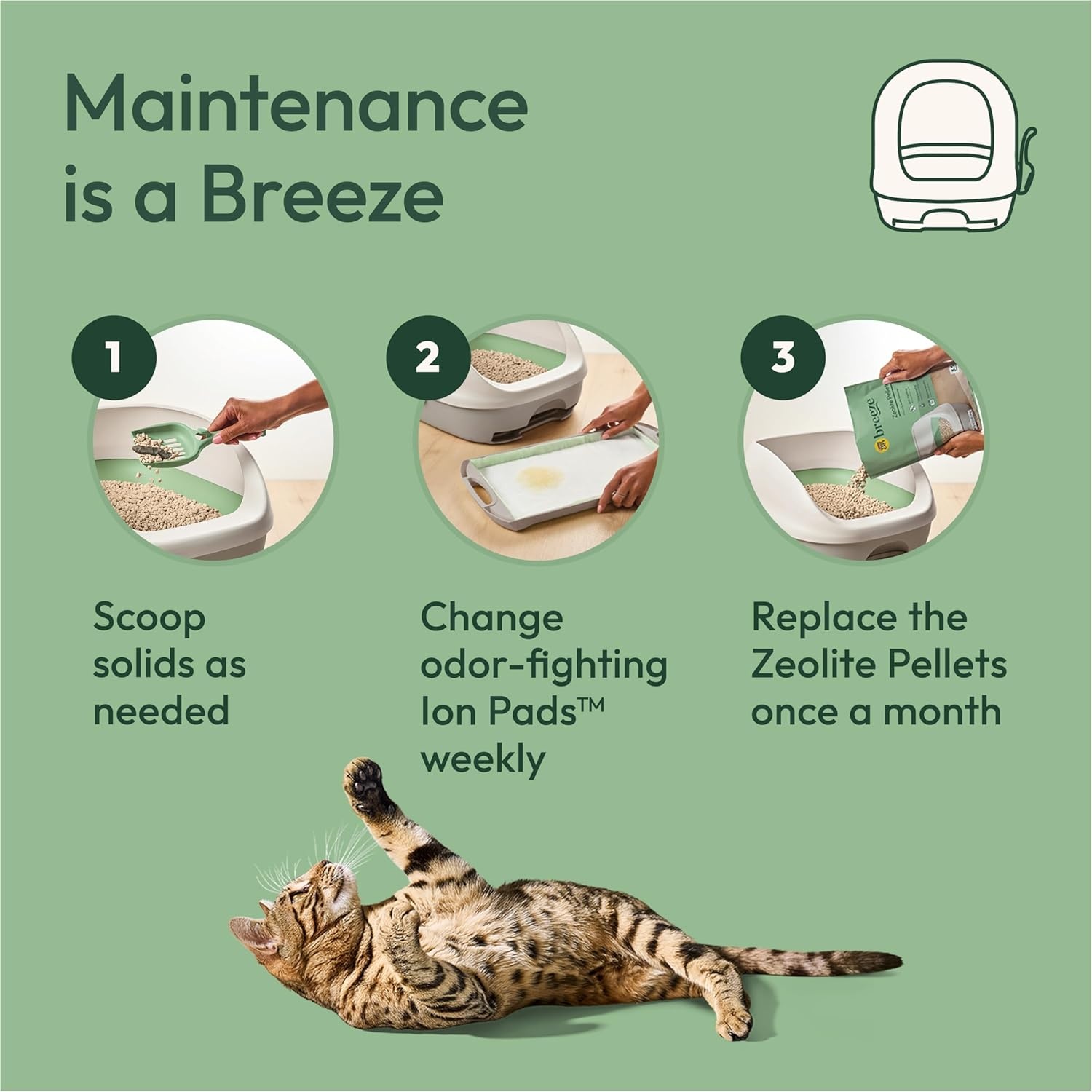 image:imagePurina Tidy Cats Breeze Covered Cat Litter Box System KitWhite