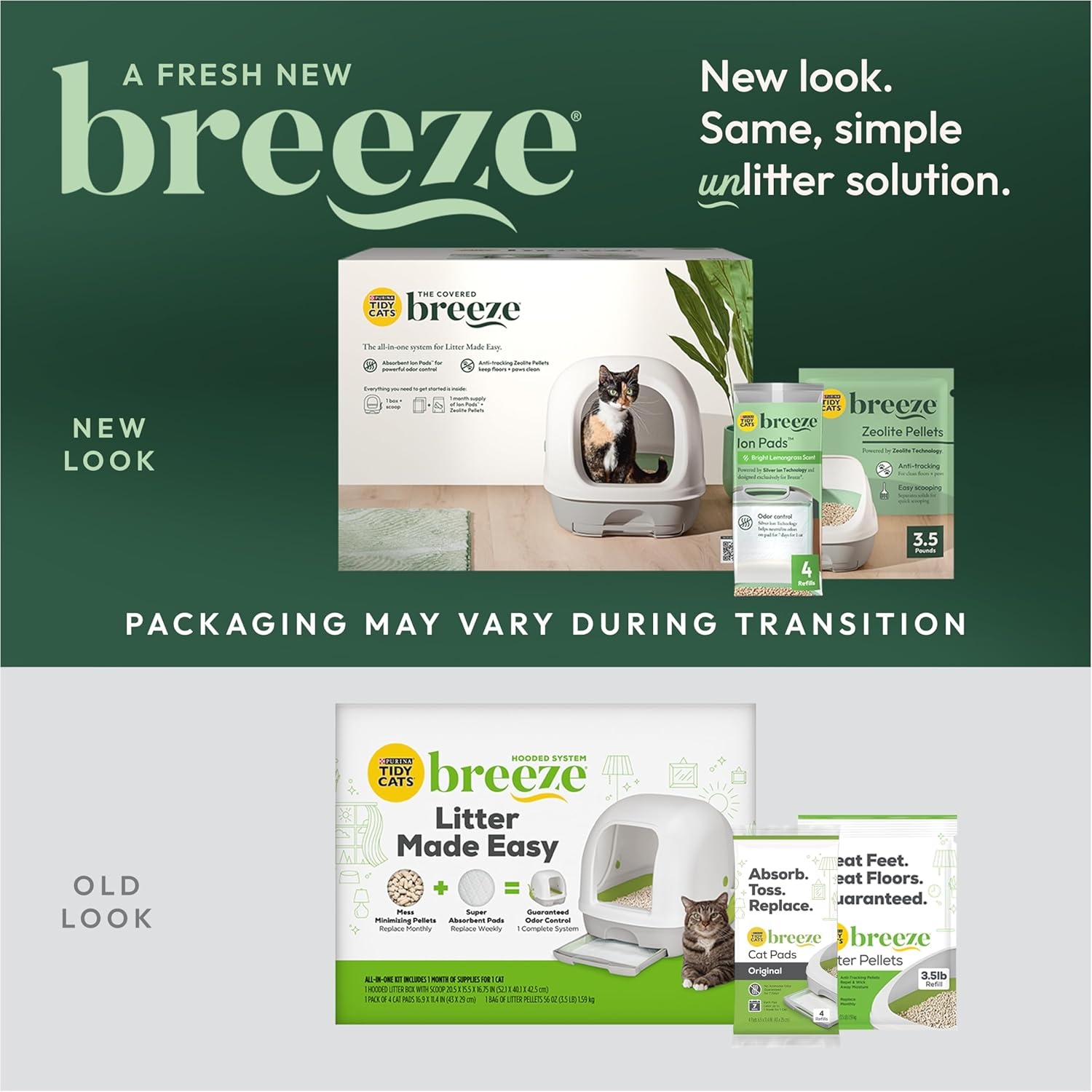 image:imagePurina Tidy Cats Breeze Covered Cat Litter Box System KitWhite