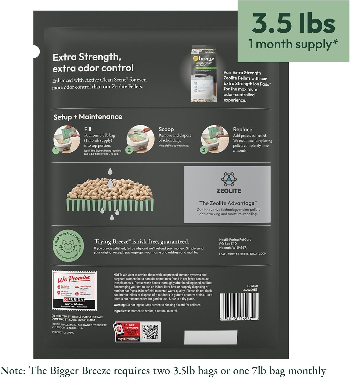 image:imagePurina Tidy Cats Breeze Enhanced Cat Litter Pellets Refill 6 35 lb Bags35 Pound Pack of 6