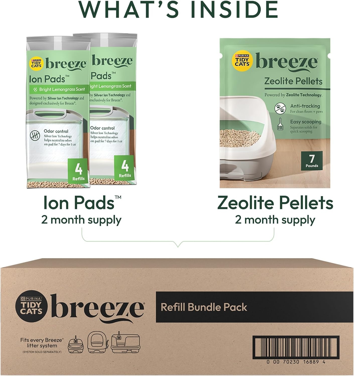 image:imagePurina Tidy Cats Breeze Litter System Refill Bundle 791 lb Box