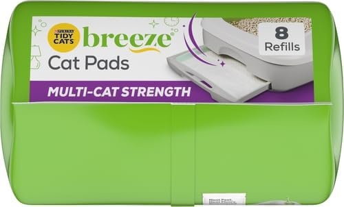 image:imagePurina Tidy Cats Cat Litter Breeze Pads Refill Pack Multi Cat Litter Pads 8 ct Bag8 Count Pack of 2