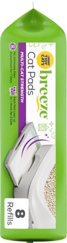 image:imagePurina Tidy Cats Cat Litter Breeze Pads Refill Pack Multi Cat Litter Pads 8 ct Bag8 Count Pack of 2