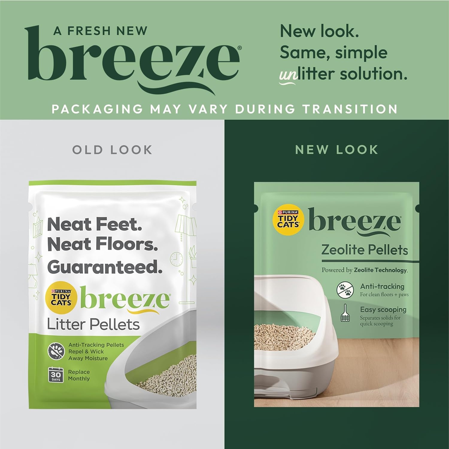 image:imagePurina Tidy Cats Litter Pellets Breeze Refill Litter Pellets in Recyclable Box 6 35 lb Bags28 Pound Pack of 1