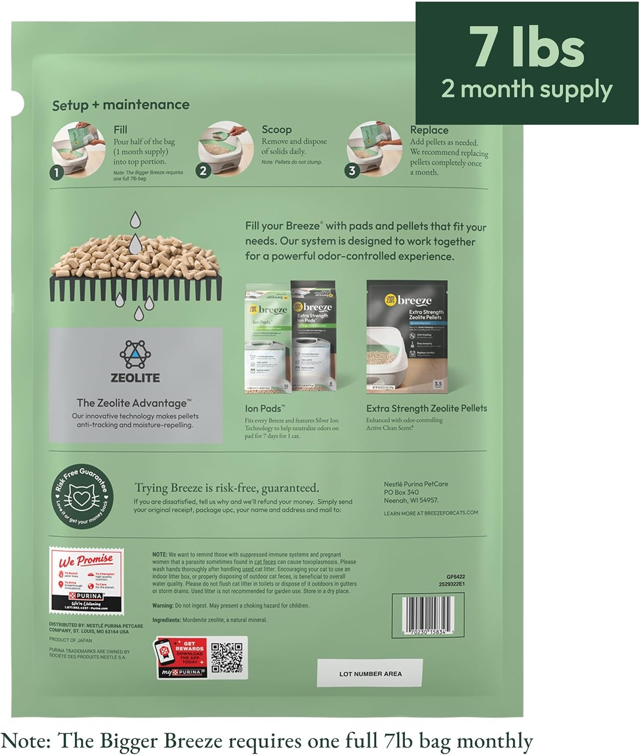 image:imagePurina Tidy Cats Litter Pellets Breeze Refill Litter Pellets in Recyclable Box 6 35 lb Bags28 Pound Pack of 1