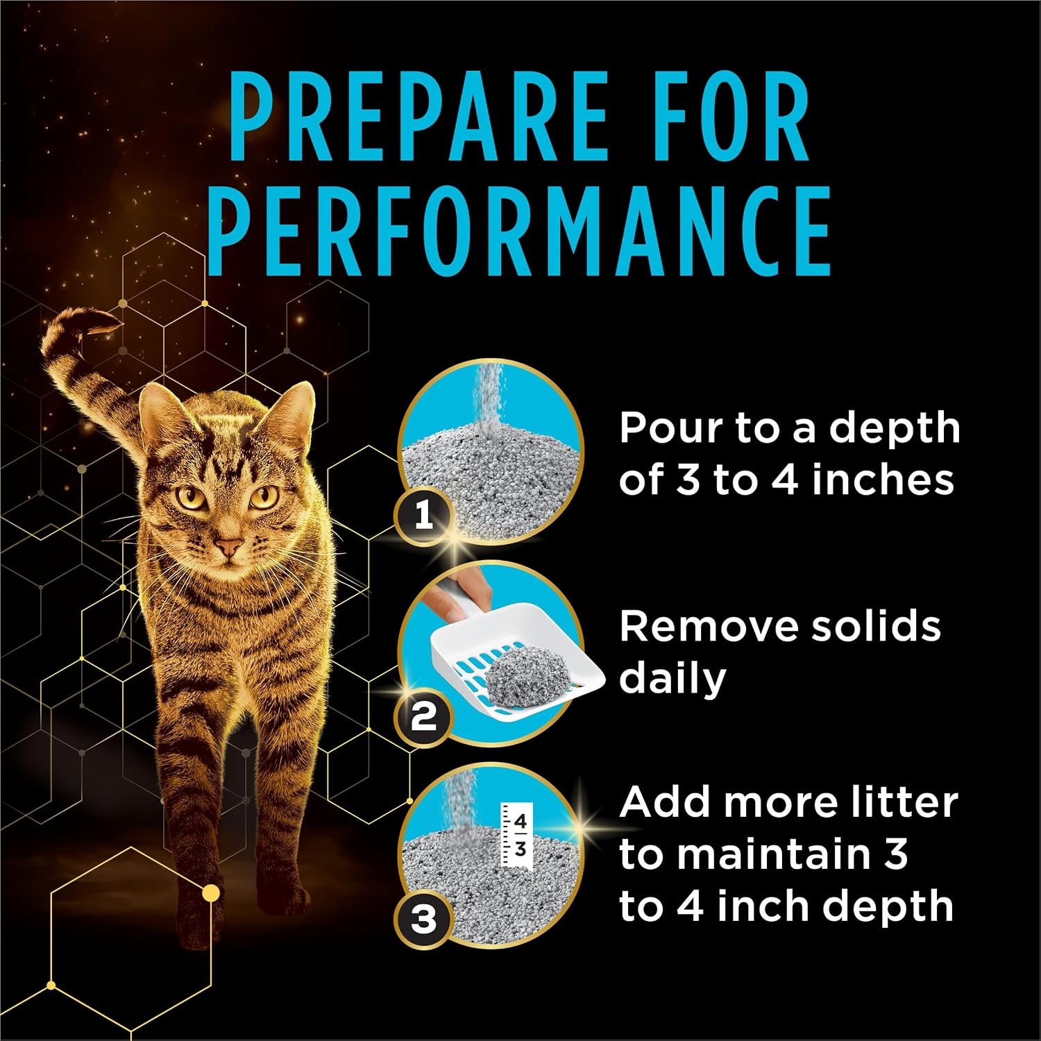 image:imagePurina Tidy Cats Performance Plus Power Clump Unscented Multi Cat Clumping Cat Litter 22 lb Box