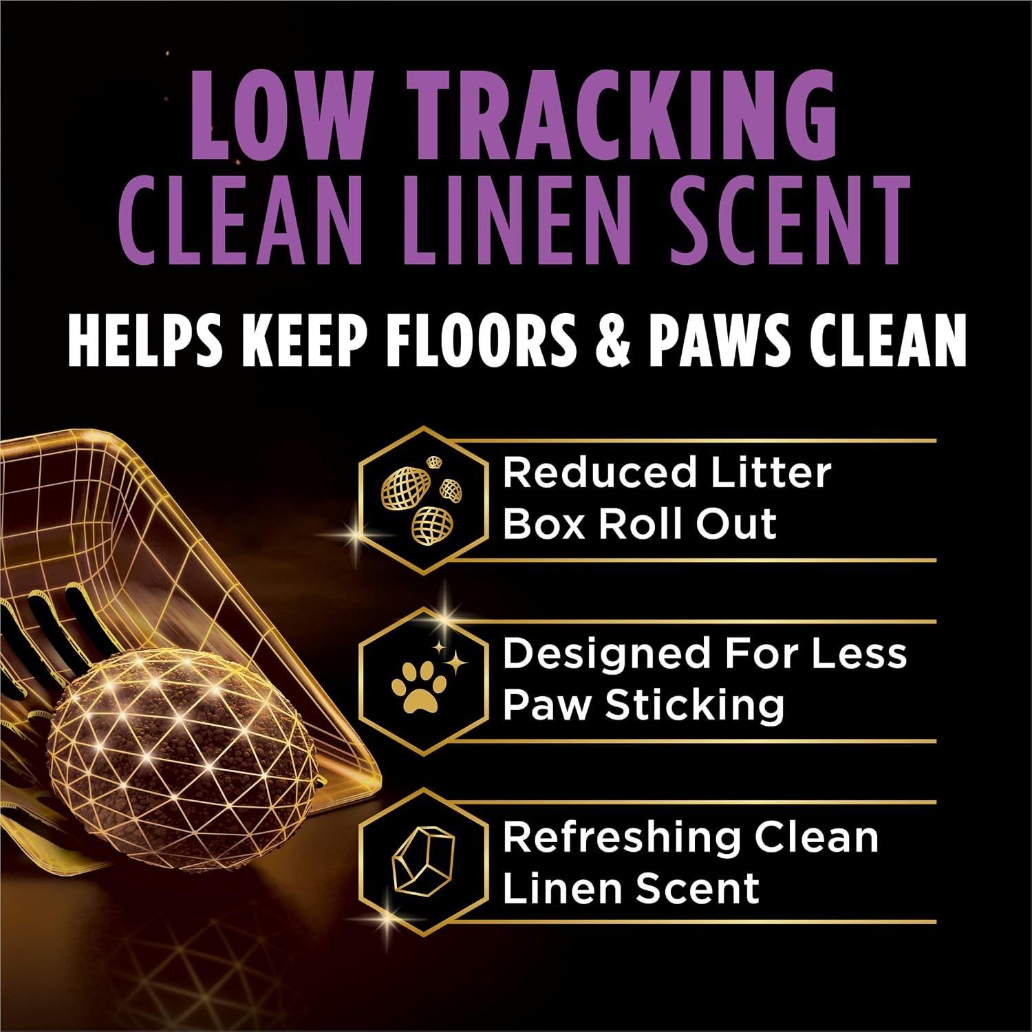 image:imagePurina Tidy Cats Performance Plus Tidy Feet Unscented Clumping Cat Litter Low Tracking Odor Control 22 lb Box