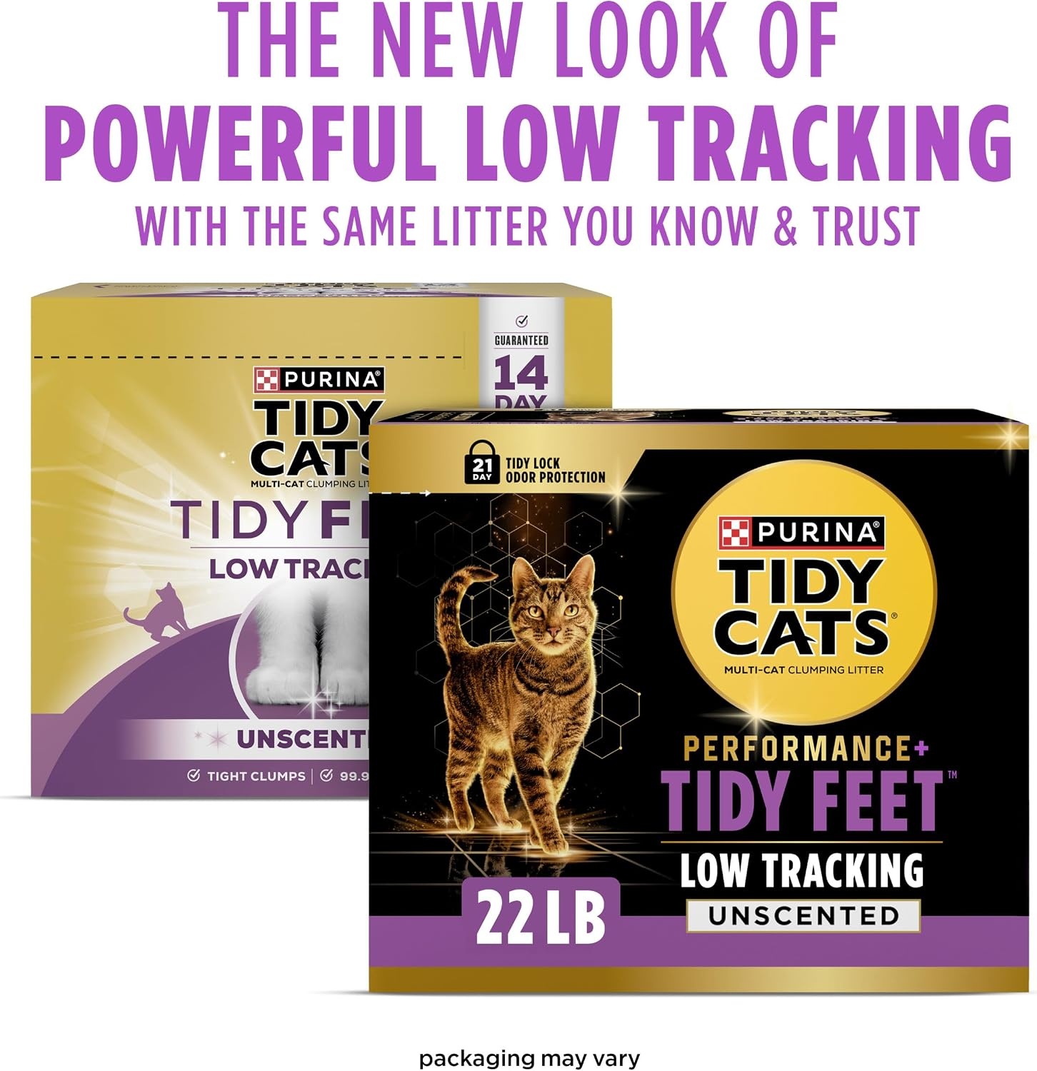 image:imagePurina Tidy Cats Performance Plus Tidy Feet Unscented Clumping Cat Litter Low Tracking Odor Control 22 lb Box