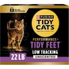 image:imagePurina Tidy Cats Performance Plus Tidy Feet Unscented Clumping Cat Litter Low Tracking Odor Control 22 lb Box