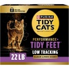 image:imagePurina Tidy Cats Tidy Feet Clumping Low Tracking Cat Litter With Odor Control  Clean Linen Scent  22 lb Box