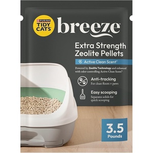 Purina Tidy Cats Breeze Enhanced Cat Litter Pellets Refill, (6) 3.5 lb Bags(3.5 Pound (Pack of 6))
