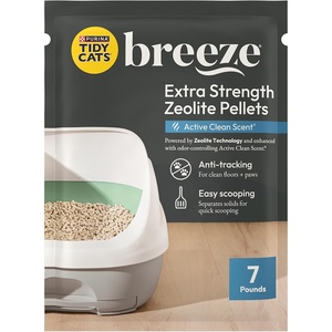 Purina Tidy Cats Breeze Enhanced Cat Litter Pellets Refill, (6) 3.5 lb Bags(7 Pound (Pack of 4))